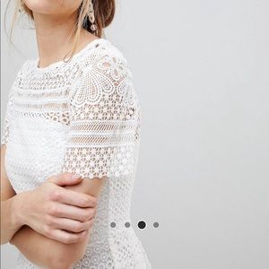 Paper Dolls A- Line Dress, WHITE, size 6